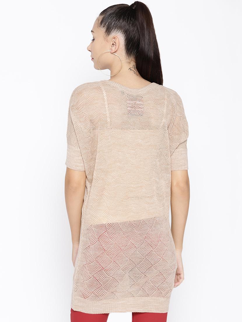 round neck long pullover - 16616297 - Zoom Image - 4