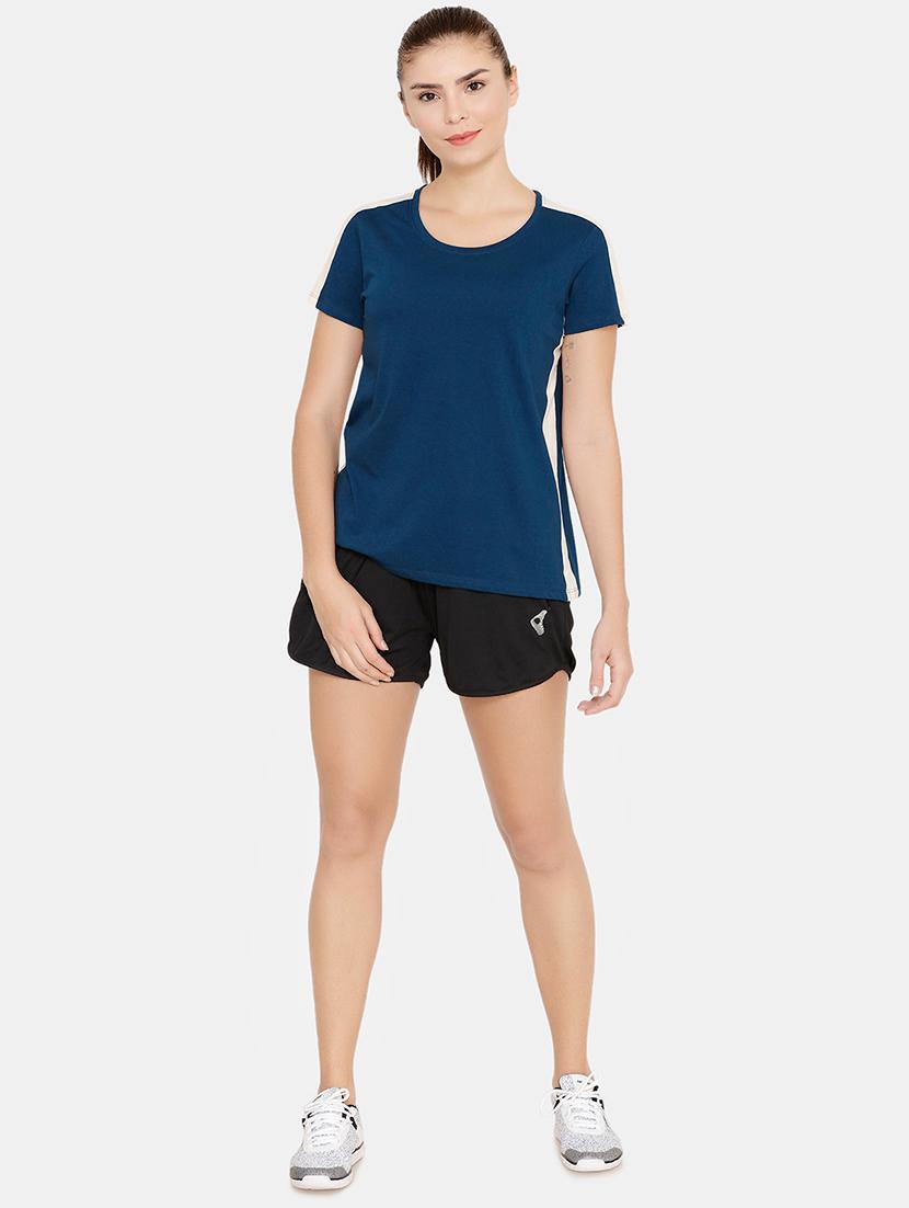 color block sports tee - 16617070 - Zoom Image - 4