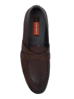brown leather slip ons - 16618142 - Standard Image - 4