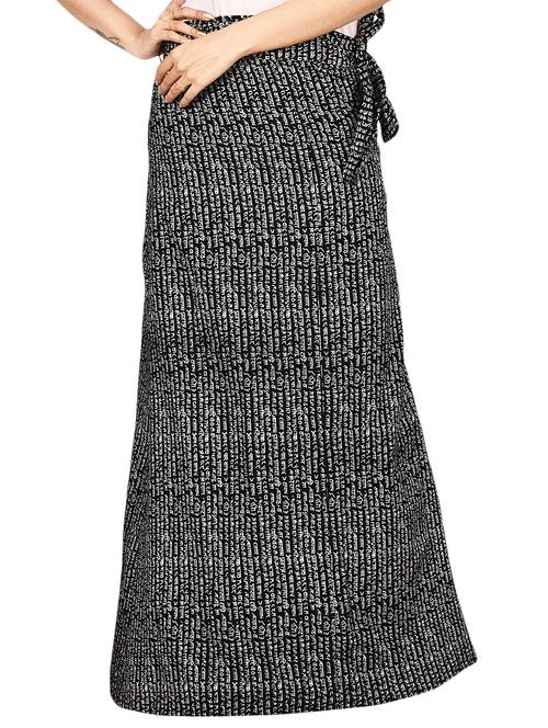 tie knot flared wrap skirt - 16618222 - Standard Image - 1
