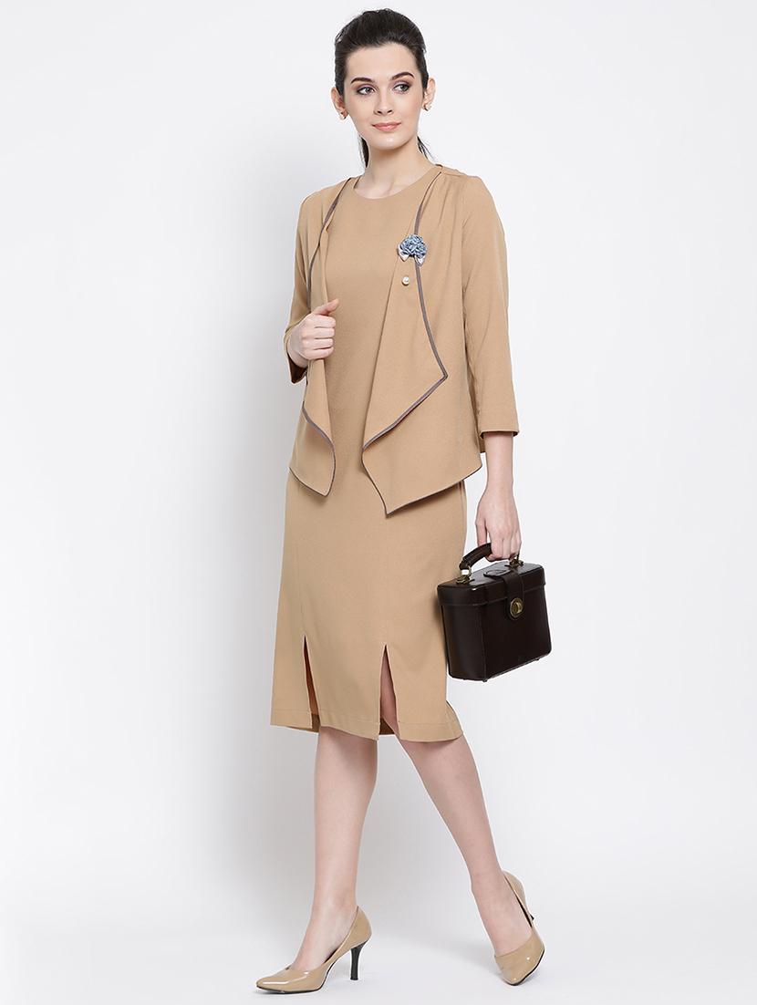 waterfall neck long sleeved shrug - 16618576 - Zoom Image - 4