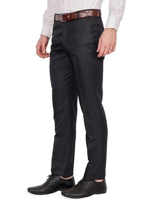 black and brown combo flat front formal trousers - 16620321 - Standard Image - 7