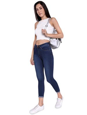 high rise stone washed jeans - 16622893 - Standard Image - 4