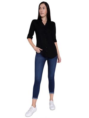 roll up sleeved solid shirt - 16622903 - Standard Image - 4