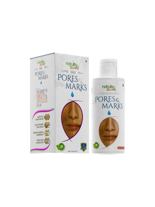 nature sure pores and marks oil for enlarged skin pores, stretch marks and fine lines - 16629738 - Standard Image - 1