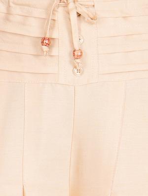 high rise pleated palazzo - 16629932 - Standard Image - 4