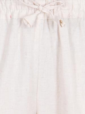 drawstring waist solid trouser - 16629938 - Standard Image - 4