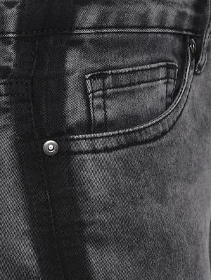 frayed hem side taping jean - 16630136 - Standard Image - 4