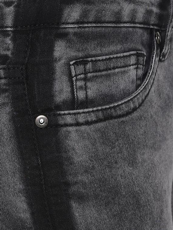 frayed hem side taping jean - 16630136 - Zoom Image - 4