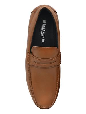 tan leather slip on loafers - 16630218 - Standard Image - 4
