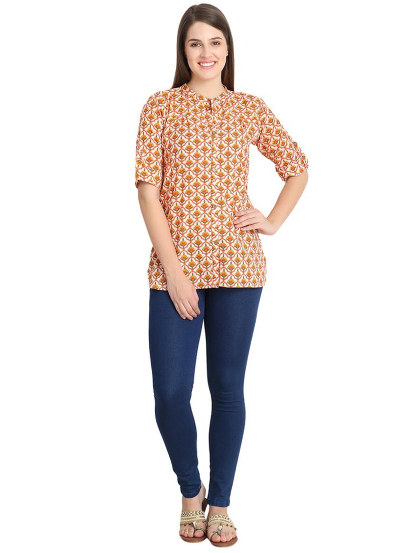 flora a-line kurti - 16631778 - Zoom Image - 4