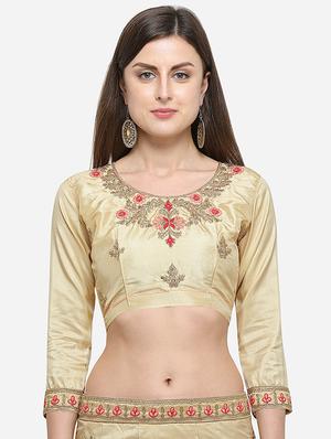 embroidered a-line lehenga - 16632233 - Standard Image - 4