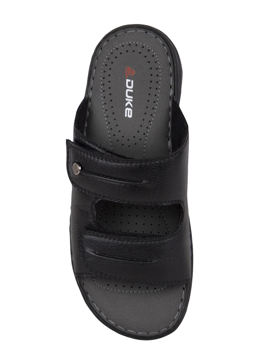 black slip on sandals - 16632431 - Zoom Image - 4