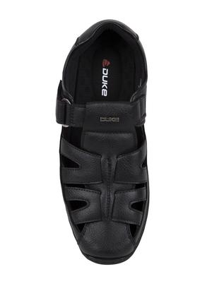black slip on sandals - 16632434 - Standard Image - 4