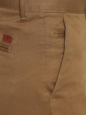 brown solid chinos - 16632732 - Standard Image - 4