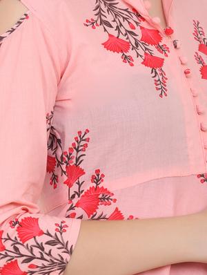floral printed anarkali kurta - 16633171 - Standard Image - 4