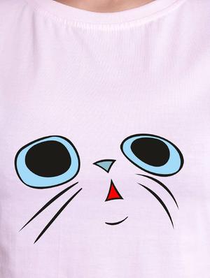 crew neck quirky print crop tees - 16633329 - Standard Image - 4