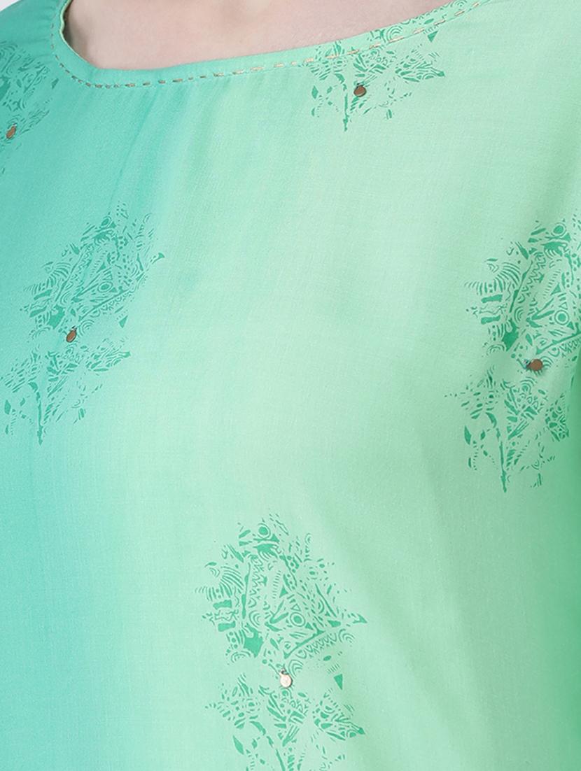 printed high-low kurta - 16633506 - Zoom Image - 4