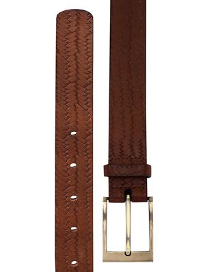 brown leather belt - 16633764 - Standard Image - 4