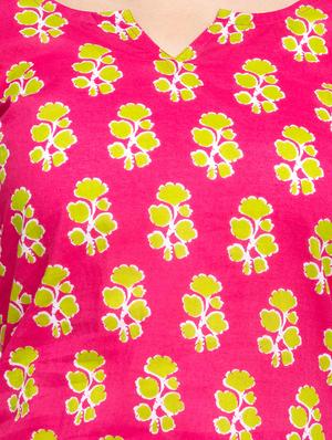 floral printed straight kurta - 16634103 - Standard Image - 4