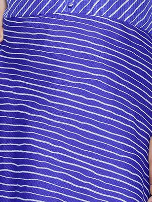 striped flared kurta - 16634518 - Standard Image - 4