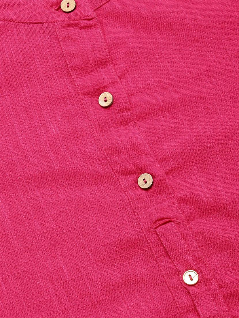 solid straight kurta - 16634748 - Zoom Image - 4