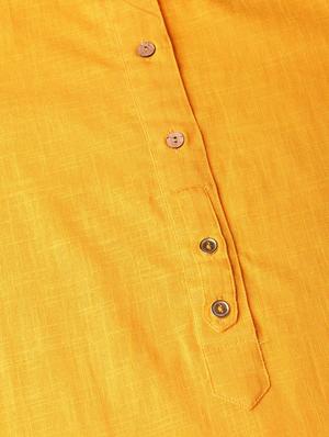 solid straight kurta - 16634750 - Standard Image - 4