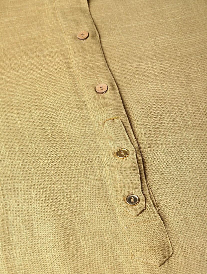 solid straight kurta - 16634751 - Zoom Image - 4