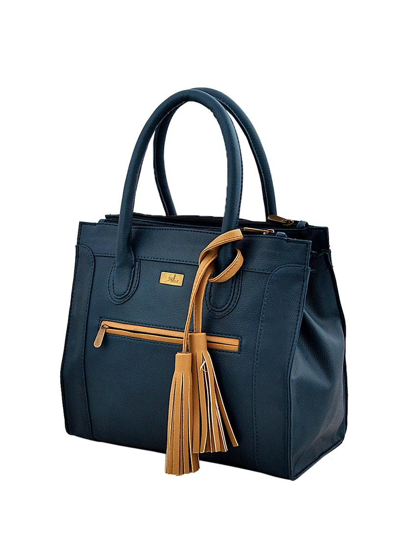 green leatherette (pu) regular handbag - 16635266 - Zoom Image - 4
