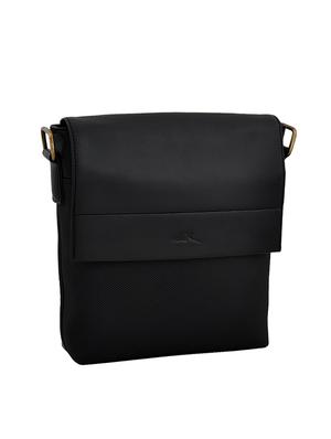 black leatherette (pu) regular messengerbag - 16635301 - Standard Image - 4