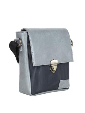 grey leatherette (pu) regular messengerbag - 16635306 - Standard Image - 4