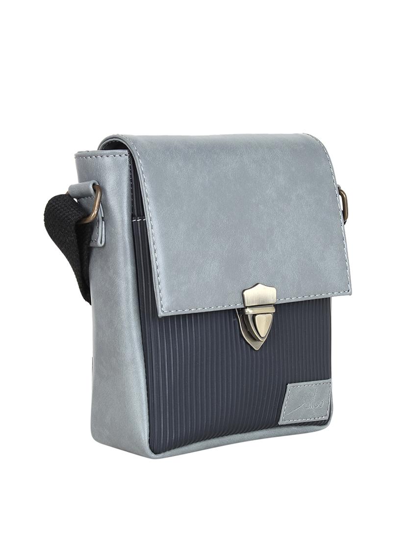 grey leatherette (pu) regular messengerbag - 16635306 - Zoom Image - 4