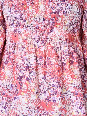 off shoulder floral top - 16635341 - Standard Image - 4