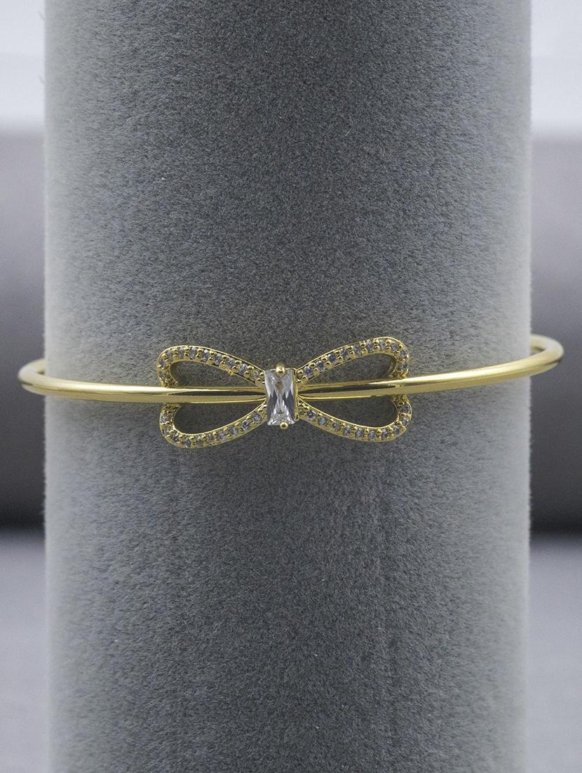 gold metal bangle bracelet - 16636122 - Zoom Image - 4
