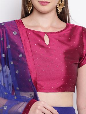 embroidered a-line lehenga choli & dupatta - 16637180 - Standard Image - 4