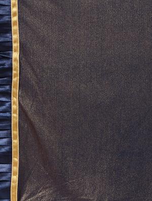 ruffled fusion saree with blouse - 16637553 - Standard Image - 4