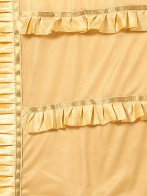 ruffled fusion saree with blouse - 16637554 - Standard Image - 4