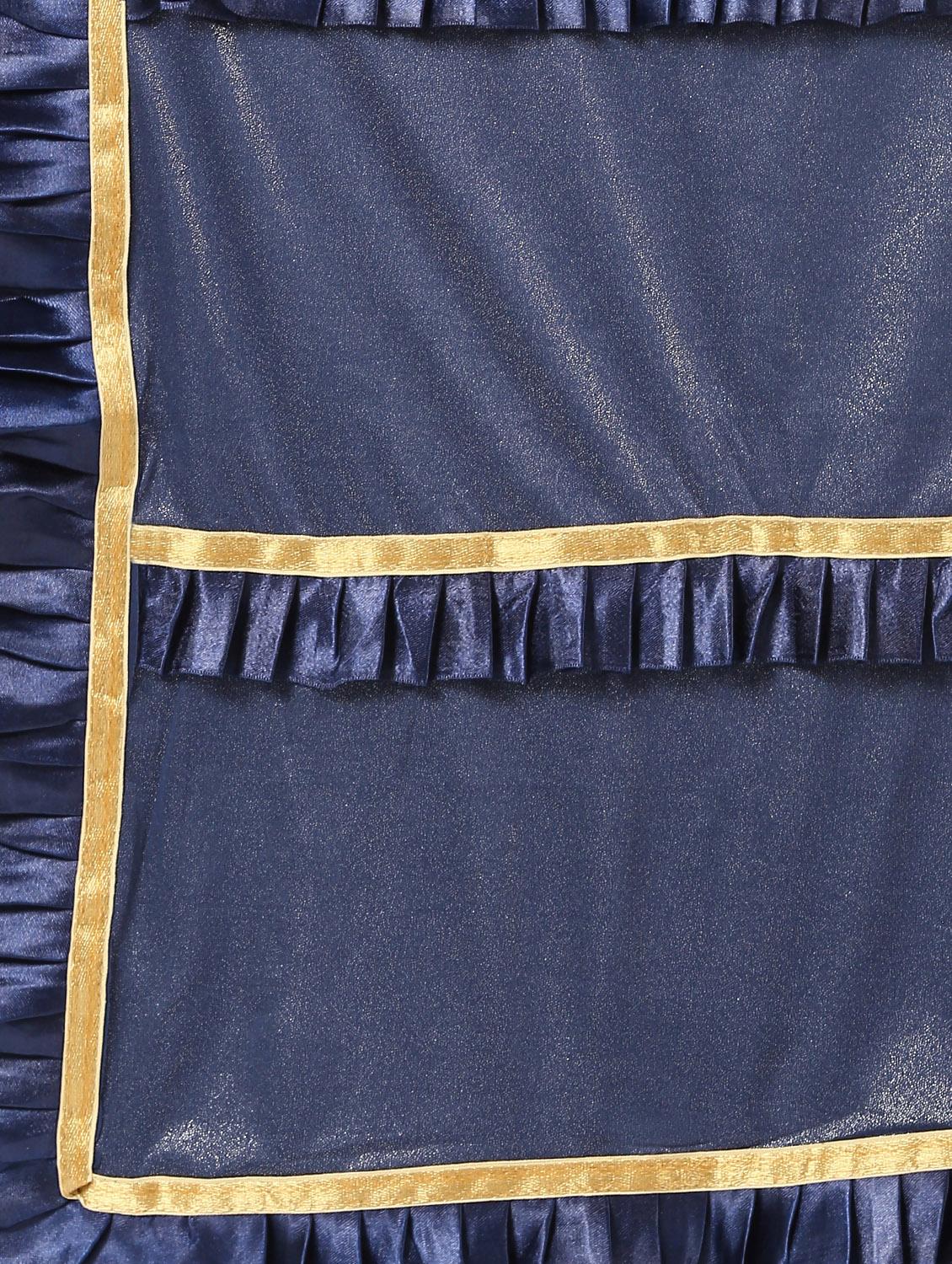 ruffled fusion saree with blouse - 16637557 - Zoom Image - 4