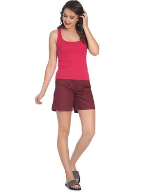 high rise printed shorts - 16638057 - Standard Image - 4