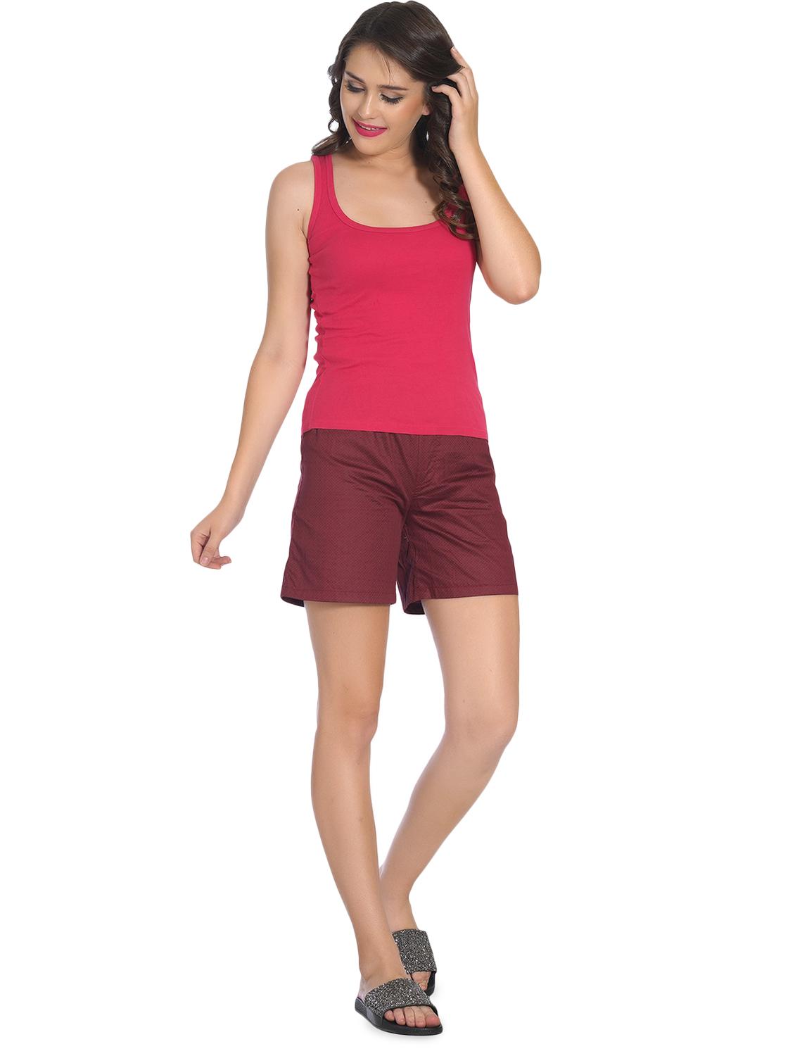 high rise printed shorts - 16638057 - Zoom Image - 4