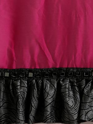 mirror work ruffled saree with blouse - 16640340 - Standard Image - 4