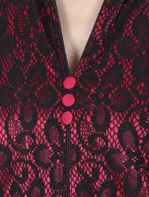 printed woolen straight kurta - 16640827 - Standard Image - 4