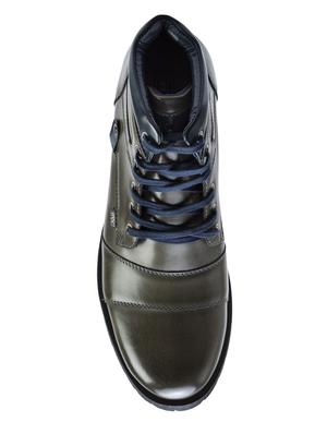 grey leatherette high ankle boots - 16641173 - Standard Image - 4