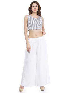 high rise solid palazzo - 16641473 - Standard Image - 4