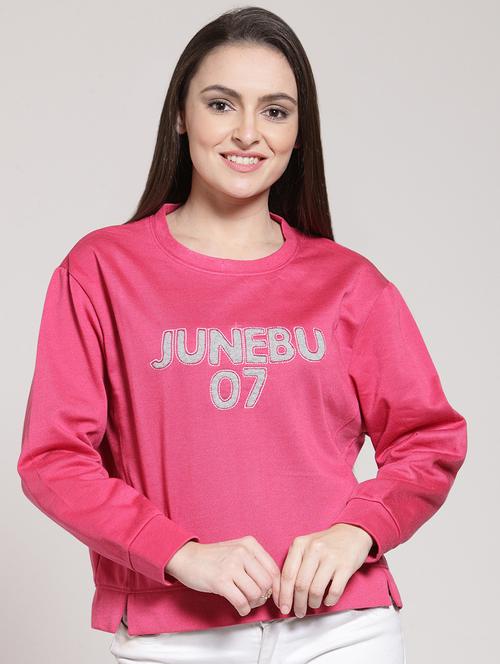 crew neck quirky print pullover - 16642806 - Standard Image - 1