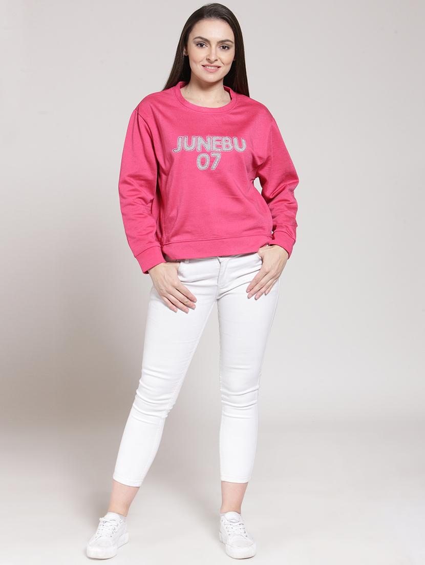 crew neck quirky print pullover - 16642806 - Zoom Image - 4