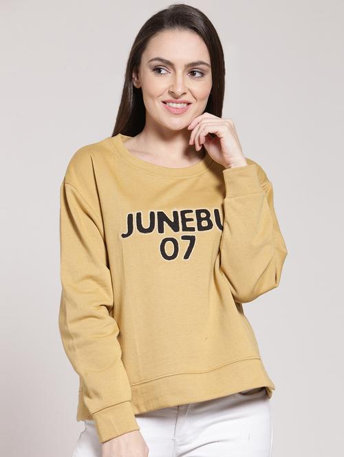 crew neck quirky print pullover - 16642809 - Standard Image - 1