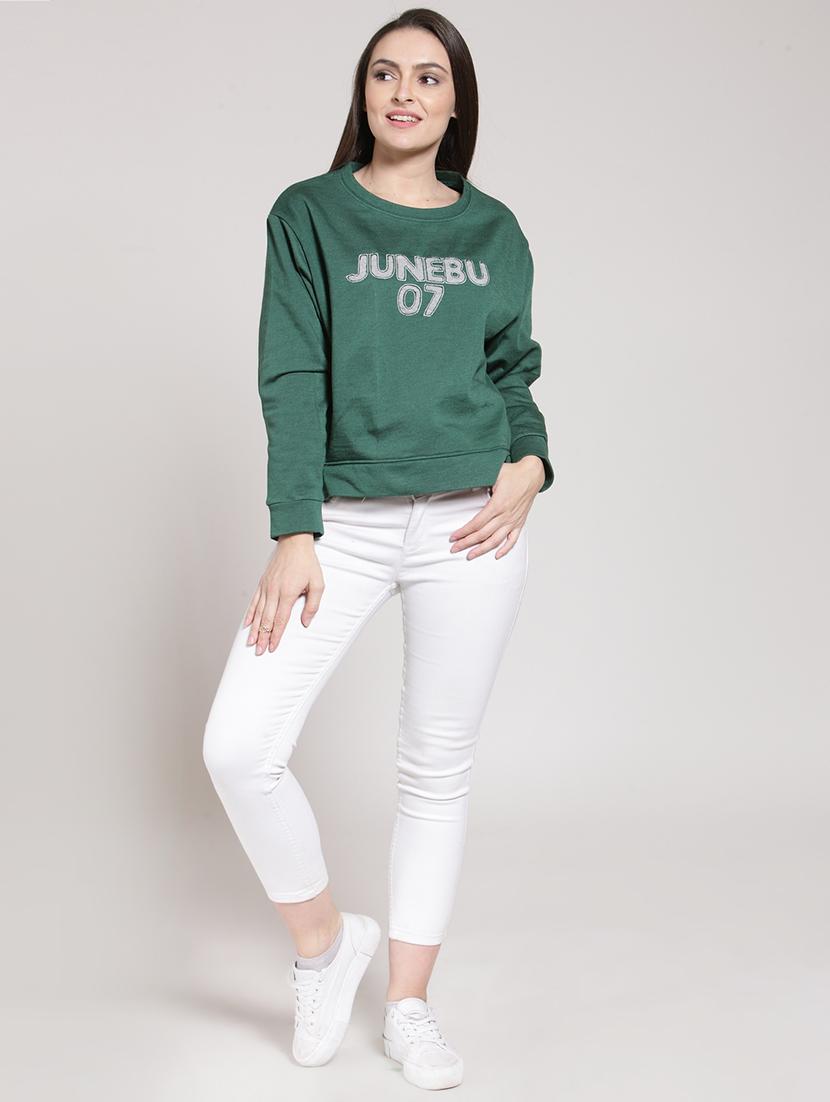 crew neck quirky print pullover - 16642810 - Zoom Image - 4