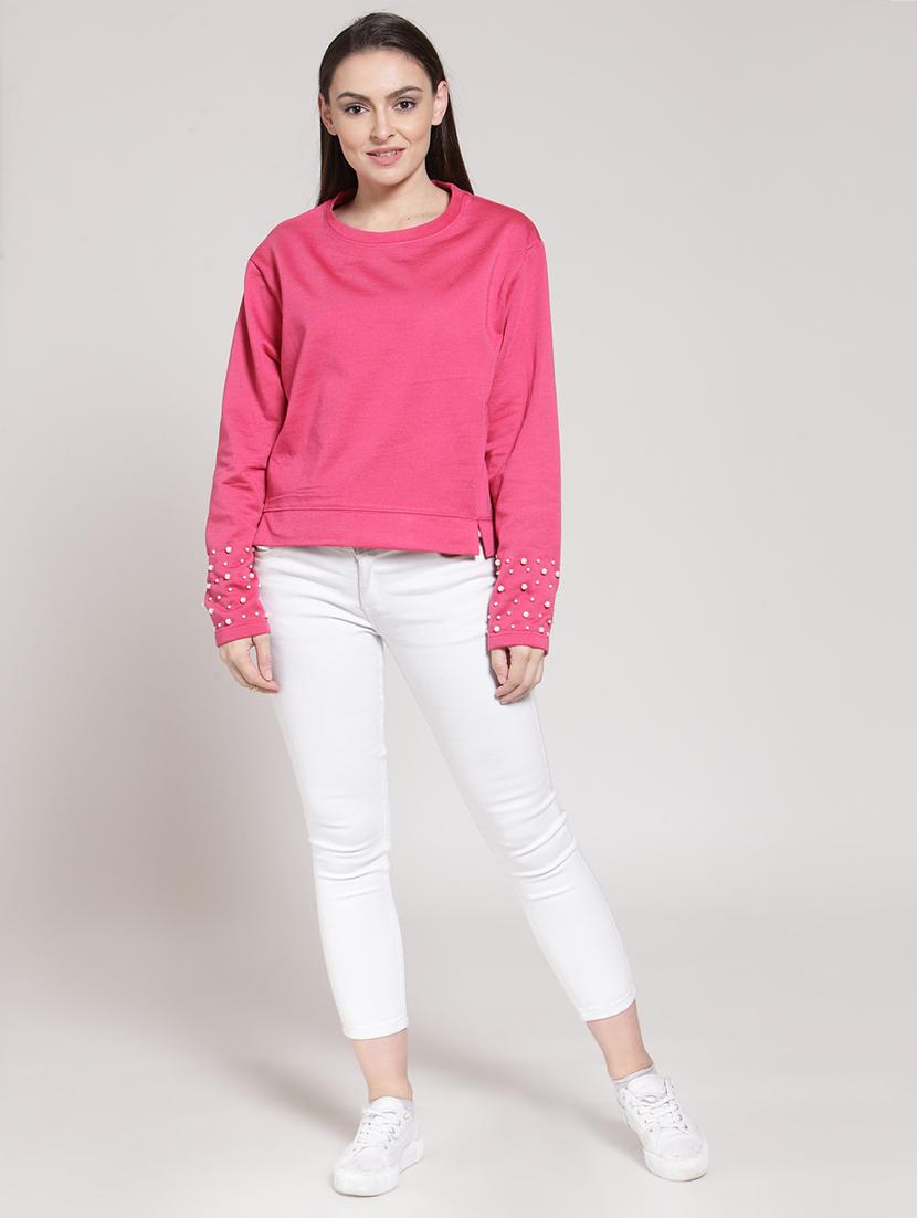crew neck embellished pullover - 16642811 - Zoom Image - 4