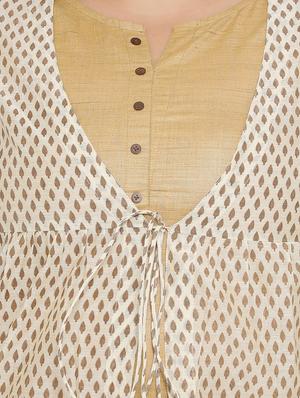 printed layered kurta - 16642933 - Standard Image - 4